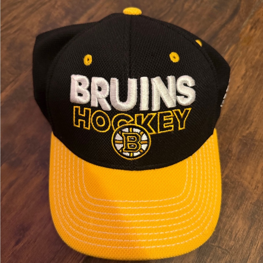 Adidas Bruins Hockey Cap - Black and Yellow